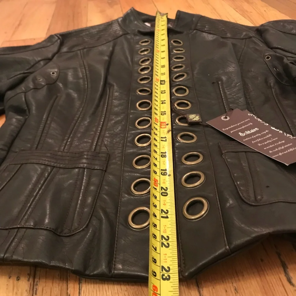 Solitaire Vegan Leather Jacket